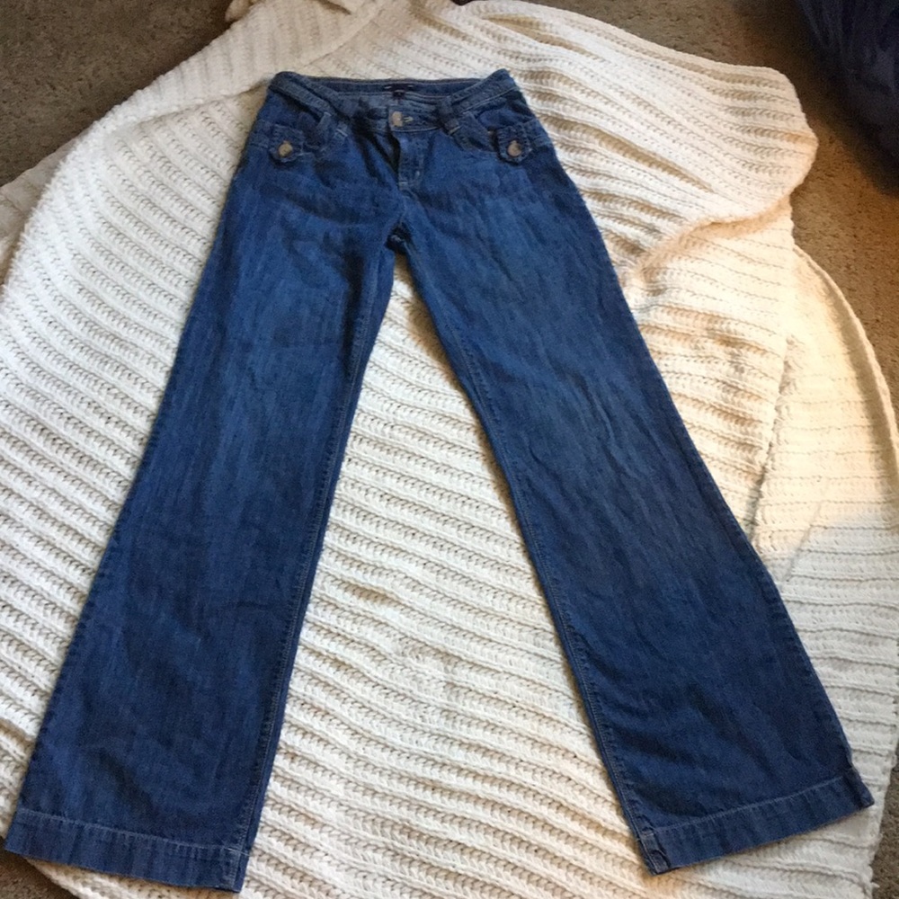 Gap timeless wide leg jeans